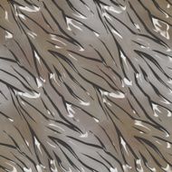 Tiger or zebra wild skin fur leather