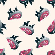 casino game table cartoon seamless pattern background N2