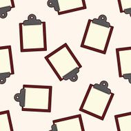 Memo cartoon seamless pattern background N2