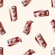 radio cartoon seamless pattern background N19