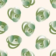 radio cartoon seamless pattern background N25