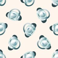 radio cartoon seamless pattern background N26