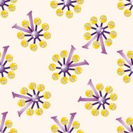 Amusement park facilities cartoon seamless pattern background N73