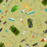 Fishing seamless pattern N2