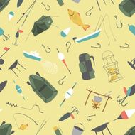 Fishing seamless pattern N3
