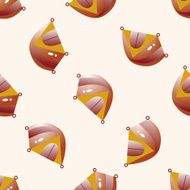 climbing equipment cartoon seamless pattern background N5