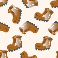 climbing equipment cartoon seamless pattern background N8