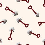 climbing equipment cartoon seamless pattern background N10