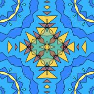 Seamless background stained-glass style N2