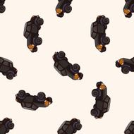 transportation car cartoon seamless pattern background N16