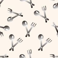 tableware cartoon seamless pattern background N2
