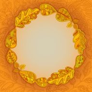 Decorative background with leaves N3