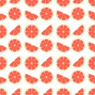 Grapefruit seamless background N2