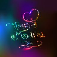 Happy Mother&#039;s Day celebration - digital hand draw Print copie N2