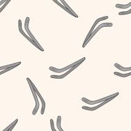 dentist tools cartoon seamless pattern background