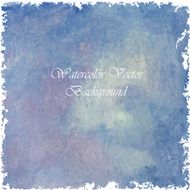 blue dark cross paint watercolor vintage and isolate on white