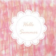 pink violet paint watercolor vintage and isolate on white backgr