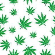 Abstract Cannabis Seamless Pattern Background Vector Illustratio N3