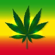 Abstract Cannabis Background Vector Illustration N17