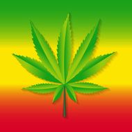 Abstract Cannabis Background Vector Illustration N18