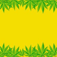 Abstract Cannabis Background Vector Illustration N20