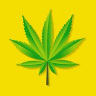 Abstract Cannabis Background Vector Illustration N22