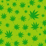 Abstract Cannabis Seamless Pattern Background Vector Illustratio N4