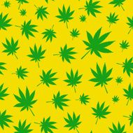 Abstract Cannabis Seamless Pattern Background Vector Illustratio N5