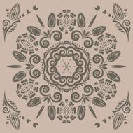 pattern with floral ornament N3