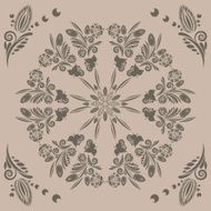 pattern with floral ornament N5