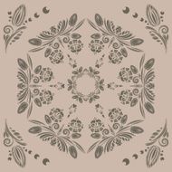 pattern with floral ornament N6