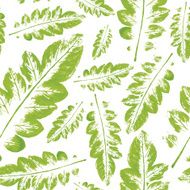 watercolor pattern of leaves seamless texture background N11