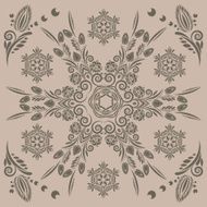 pattern with floral ornament N9
