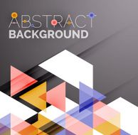 Abstract geometric background Modern overlapping triangles N495