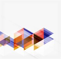 Abstract geometric background Modern overlapping triangles N497