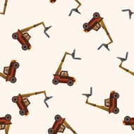 transportation moving truck cartoon seamless pattern background
