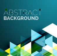Abstract geometric background Modern overlapping triangles N501