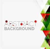 Abstract geometric background Modern overlapping triangles N502