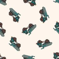 transportation truck cartoon seamless pattern background N3