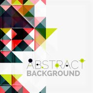 Abstract geometric background Modern overlapping triangles N505