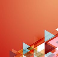 Abstract geometric background Modern overlapping triangles N508