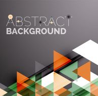 Abstract geometric background Modern overlapping triangles N509