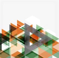 Abstract geometric background Modern overlapping triangles N510