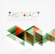 Abstract geometric background Modern overlapping triangles N511