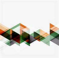 Abstract geometric background Modern overlapping triangles N512