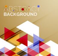 Abstract geometric background Modern overlapping triangles N513