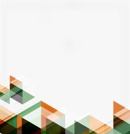 Abstract geometric background Modern overlapping triangles N517