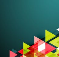 Abstract geometric background Modern overlapping triangles N518