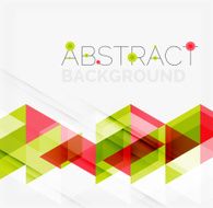 Abstract geometric background Modern overlapping triangles N519