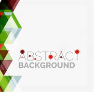 Abstract geometric background Modern overlapping triangles N520